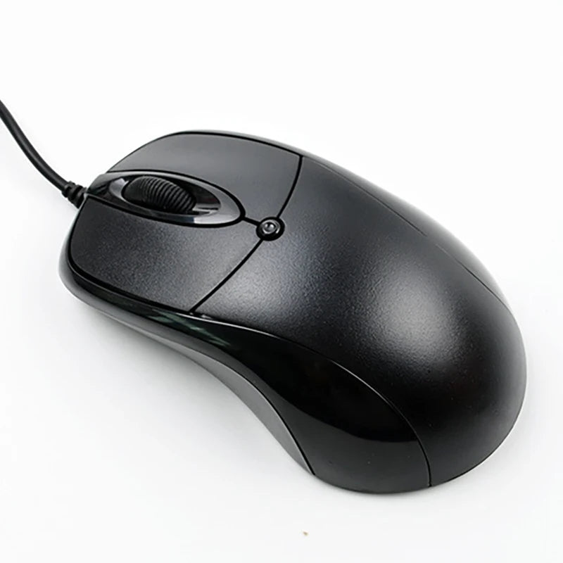 USB wired optical mouse with 1000 DPI for office or family use