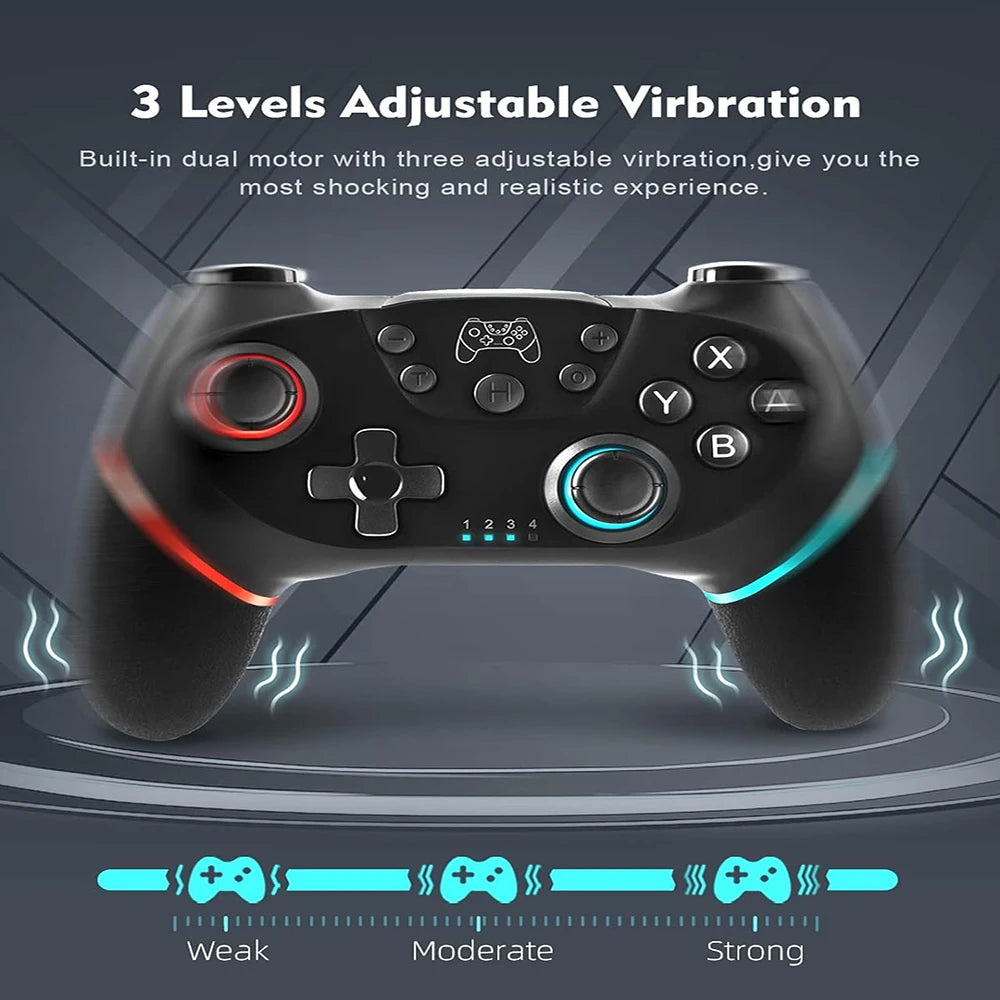 Bluetooth-Compatible Wireless Controller For NSNS LiteNS Oled Console Gamepad Android Phone PC Joystick Controle with 6-Axis
