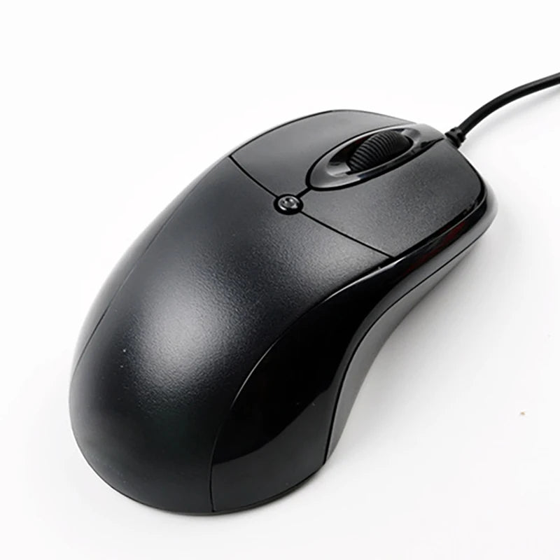 USB wired optical mouse with 1000 DPI for office or family use