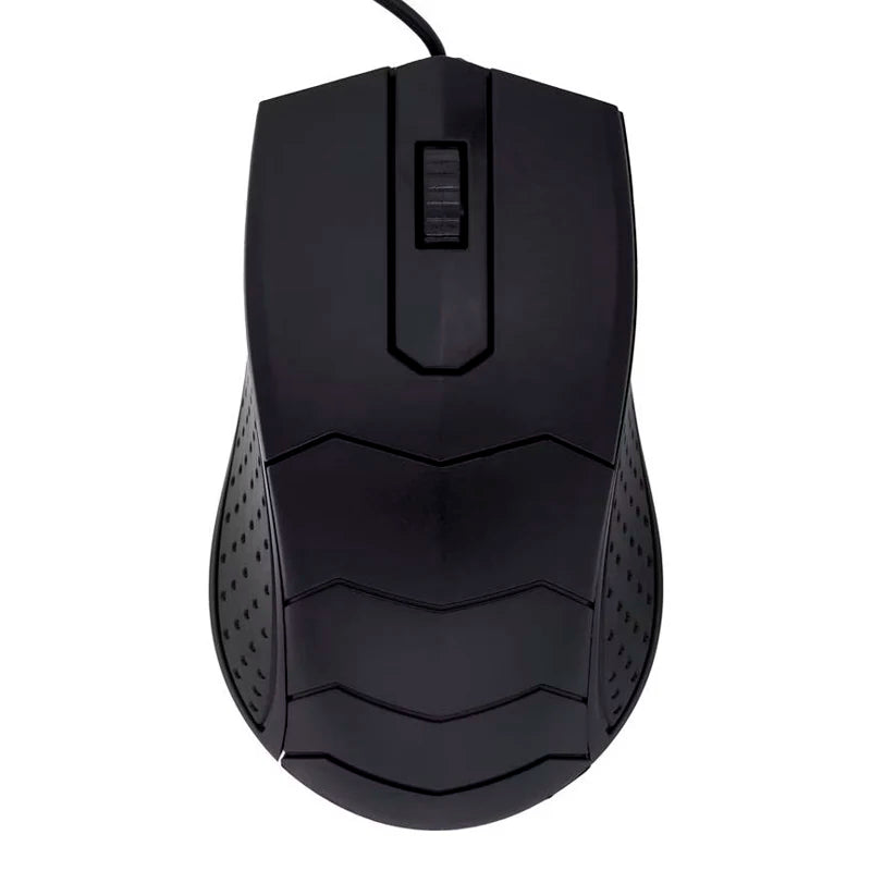 USB wired optical mouse with 1000 DPI for office or family use