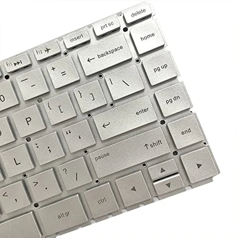 US Laptops Keyboard with Backlit for HP Pavilion X360 14-BA 14T-BA 14M-BA 14-BS 14-BW 14-BF 14m-CD 14m-DH 14m-CF 14-DK Silver