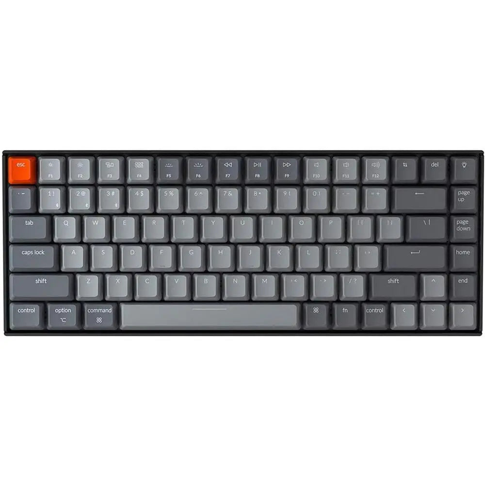 75% Layout Mechanical Keyboard with Bluetooth, White LED Backlit, USB C, Anti-Ghosting, N-Key Rollover, 84-Key Gaming Keyboard f