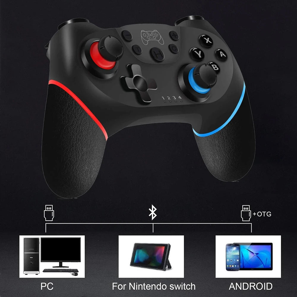 Bluetooth-Compatible Wireless Controller For NSNS LiteNS Oled Console Gamepad Android Phone PC Joystick Controle with 6-Axis