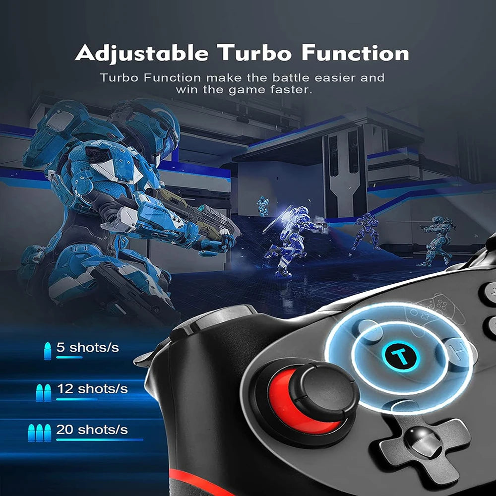 Bluetooth-Compatible Wireless Controller For NSNS LiteNS Oled Console Gamepad Android Phone PC Joystick Controle with 6-Axis